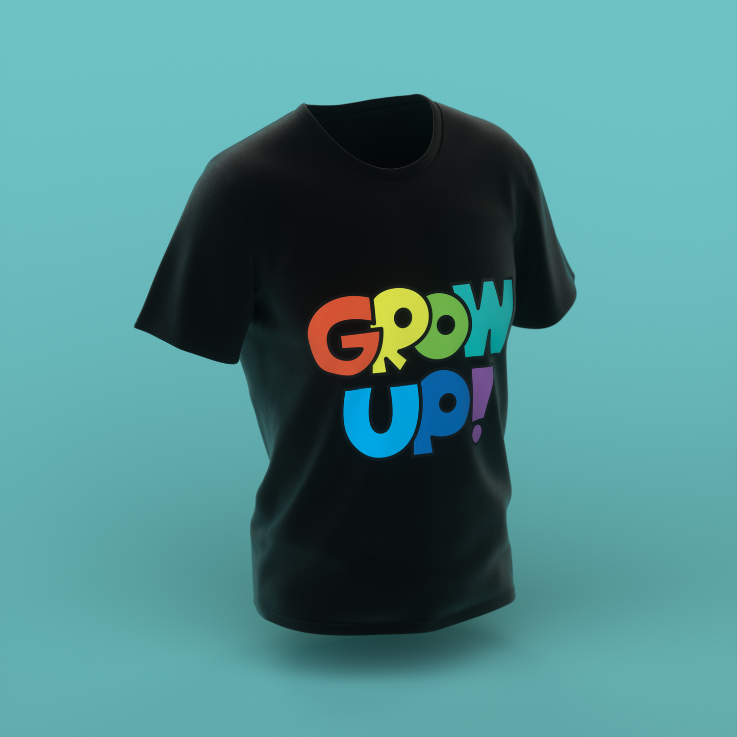 GROW UP Pete Fowler Tee Ltd Ed