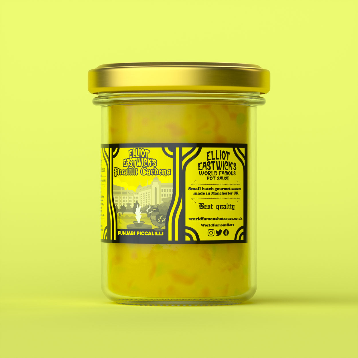 LARGE PICCALILLI GARDENS PUNJAB PICCALILLI 212ml