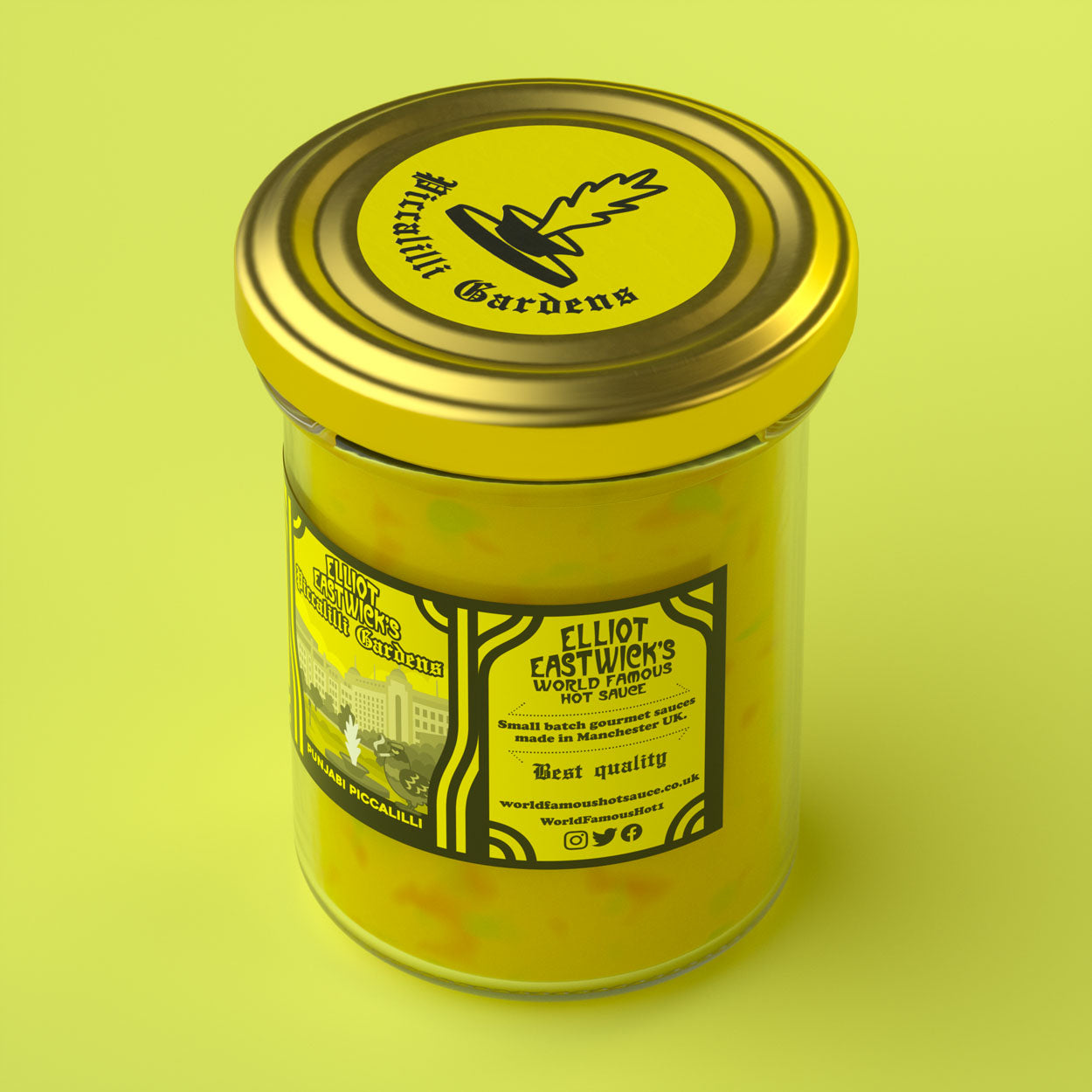 LARGE PICCALILLI GARDENS PUNJAB PICCALILLI 212ml