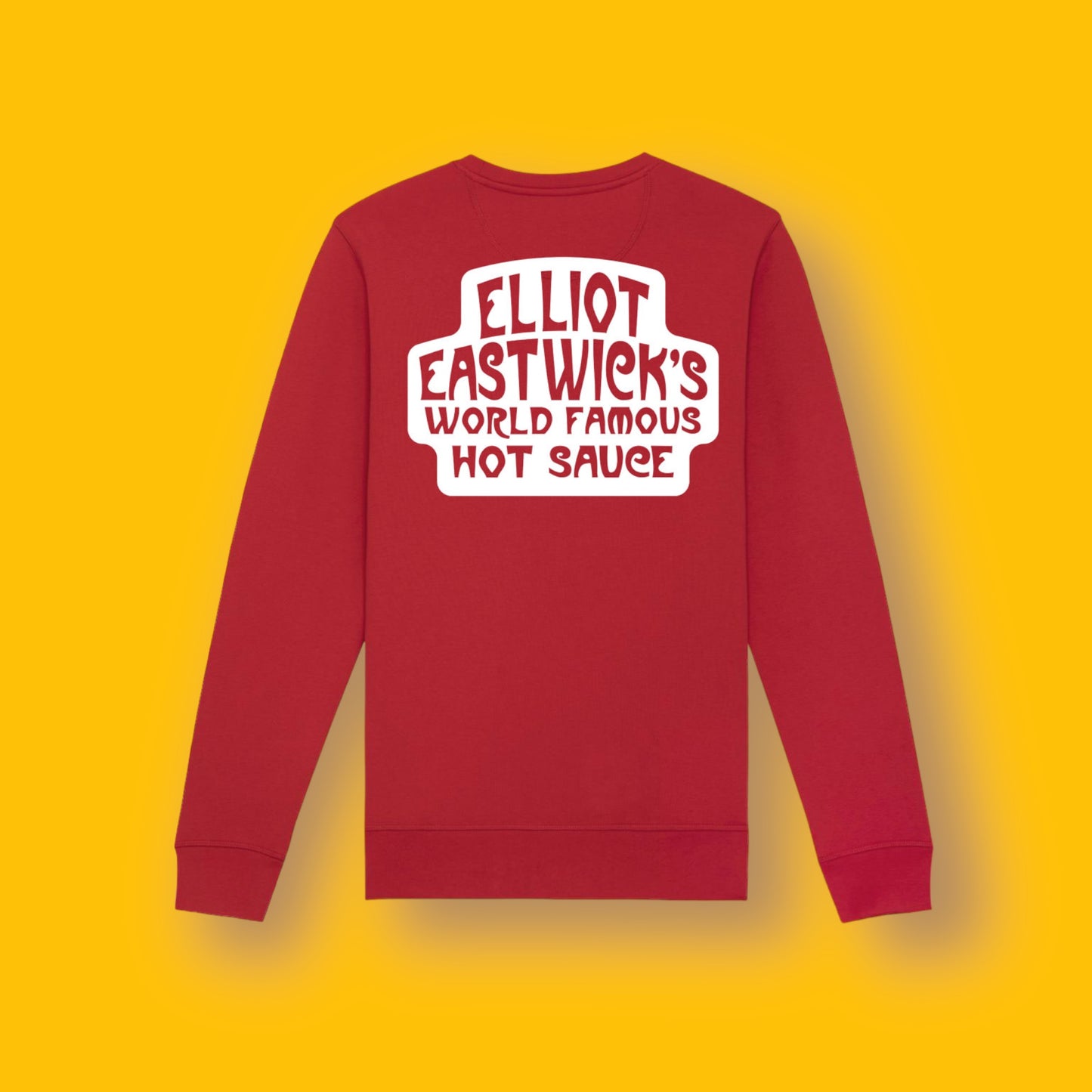 WORLD FAMOUS HOT SAUCE ORIGINAL LONG SLEEVE T SHIRT RED