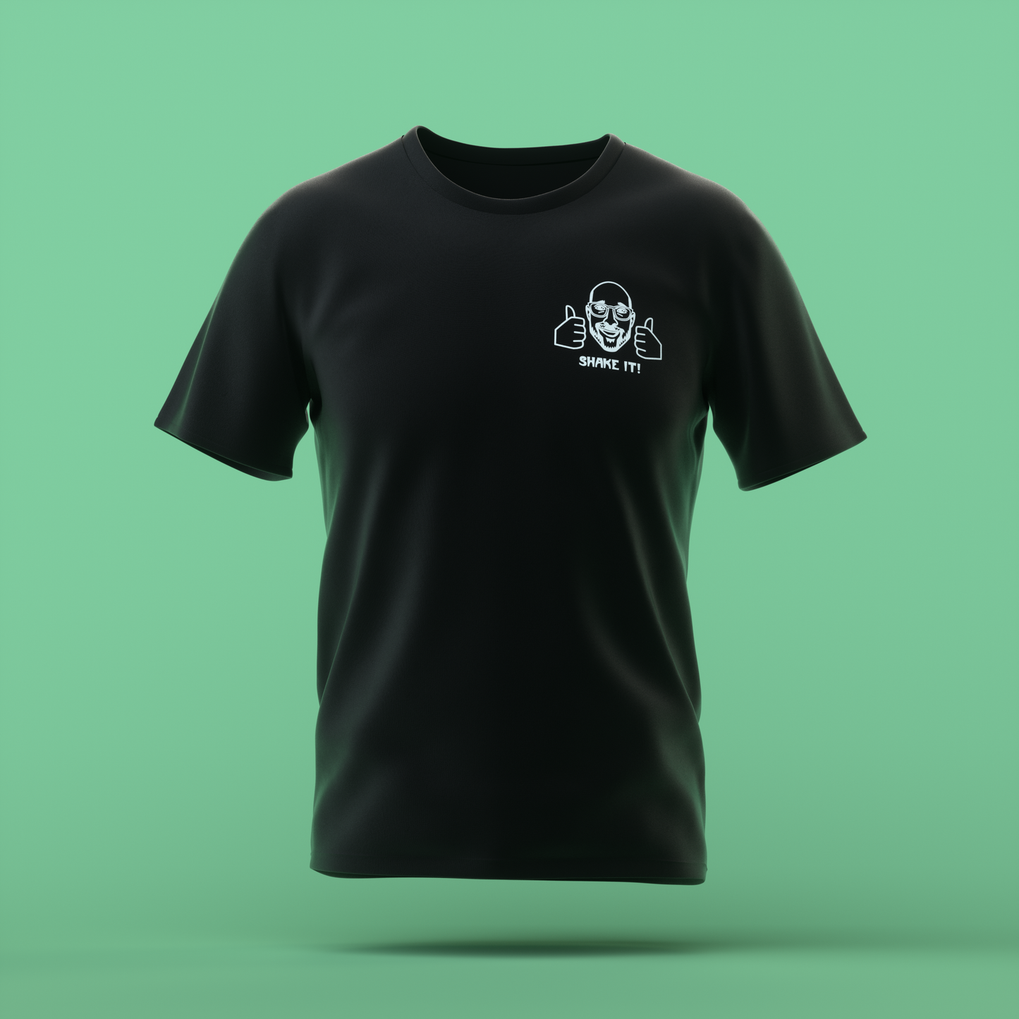 BLACK TEES WITH FREE PIZZA OIL