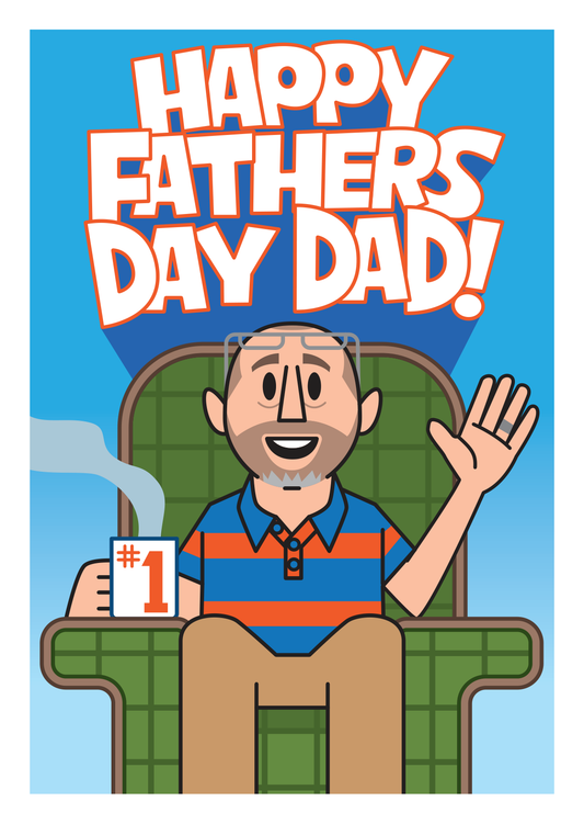 PETE FOWLER DESIGNED FATHER'S DAY CARD